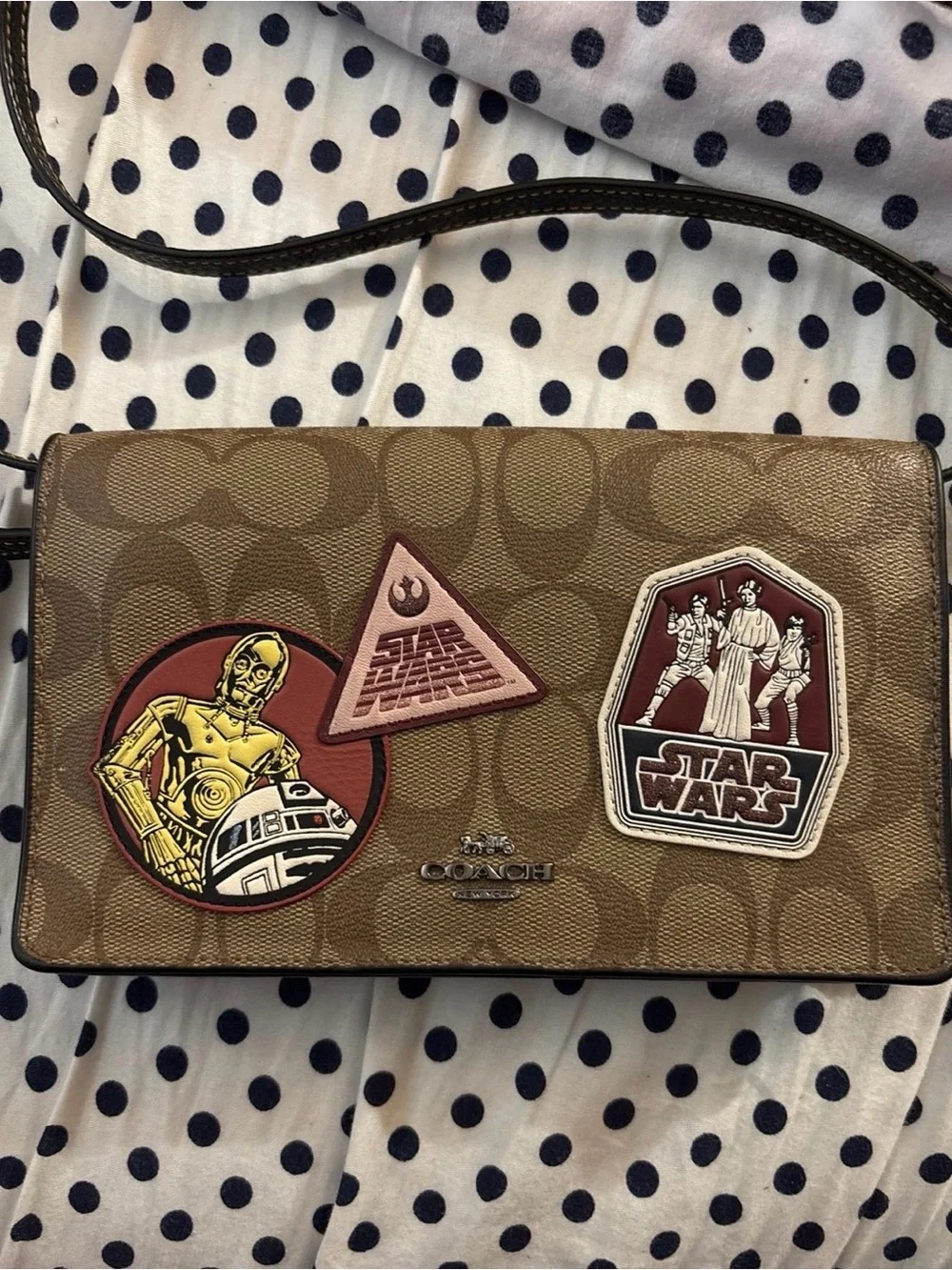 Coach Star Wars x Hayden Signature Canvas and Dark Brown Leather Crossbody - Picture 2 of 12